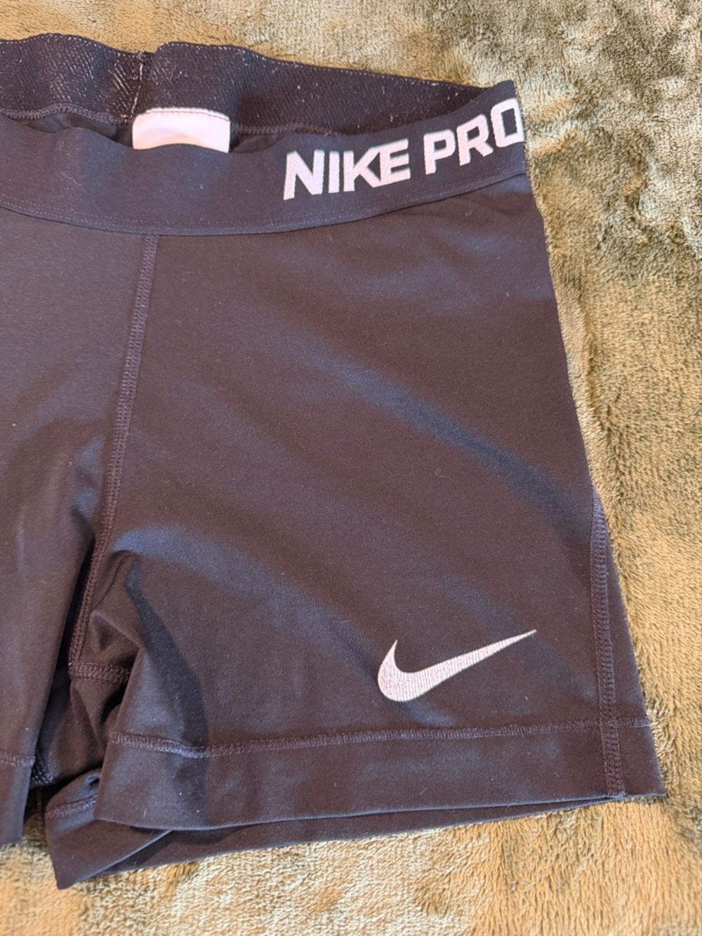 Womens M Black Nike Pros Shorts - Picture 2 of 5